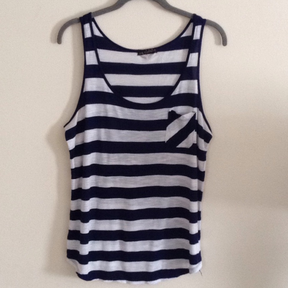 Sold.....Nautical stripe  tank top